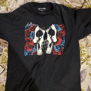 Deftones Black Graphic T-Shirt